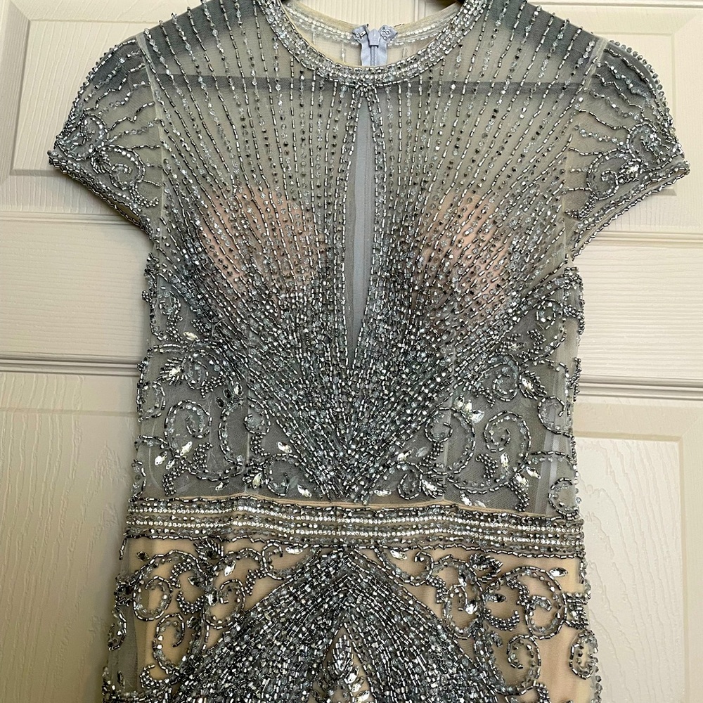 NWT Zapaka Mermaid Beaded Dress